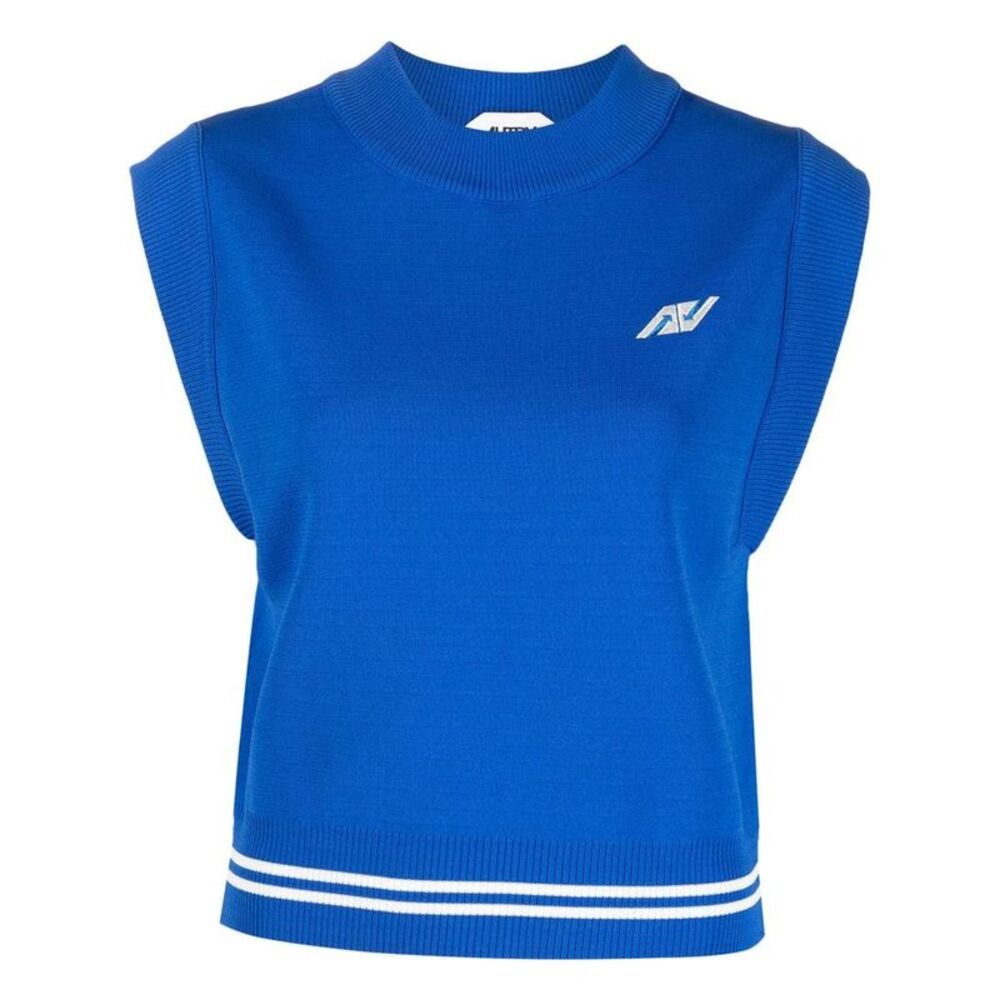 AUTRY Women's Sleeveless Knit Vest Women BLUE Vests